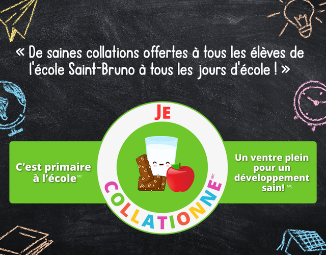 Des collations bonnes pour le bedon... chaque jour !